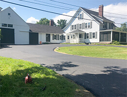 Driveway paving and sealing before and after